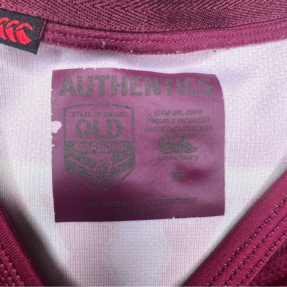 Canterbury Queensland Maroons State Of Origin Australian Rugby League Jersey - Picture 5 of 6